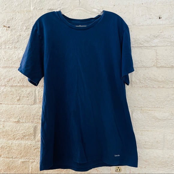 calvin.  klein.  shirt blue size L/G - Picture 3 of 6